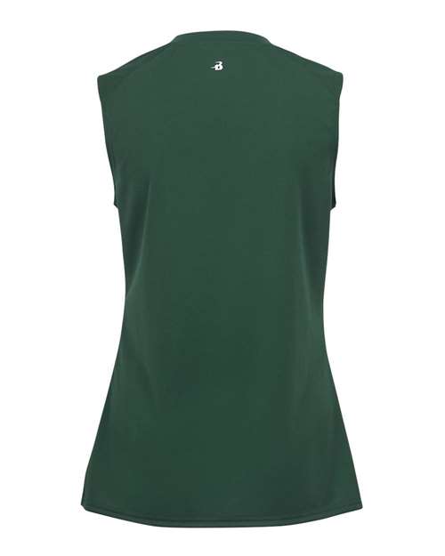 Girls' B-Core Sleeveless T-Shirt - Forest Back