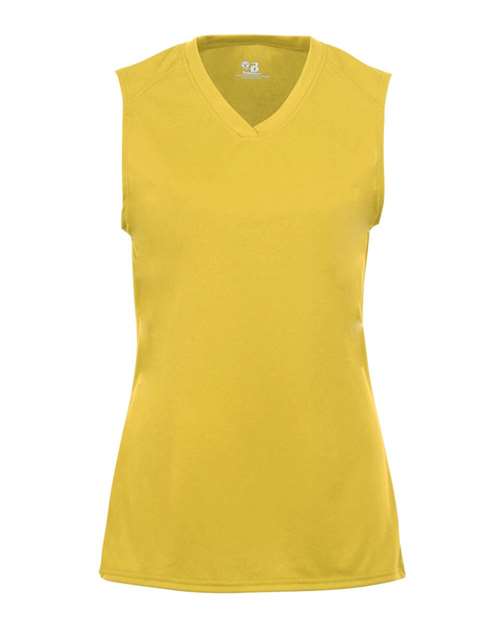 Girls' B-Core Sleeveless T-Shirt - Gold Front