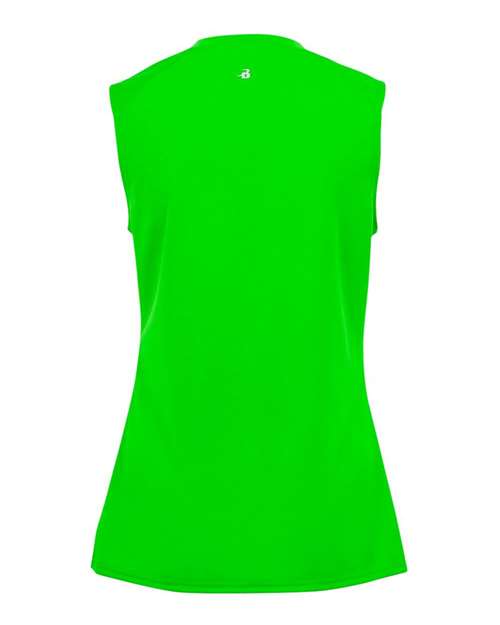 Girls' B-Core Sleeveless T-Shirt - Lime Back