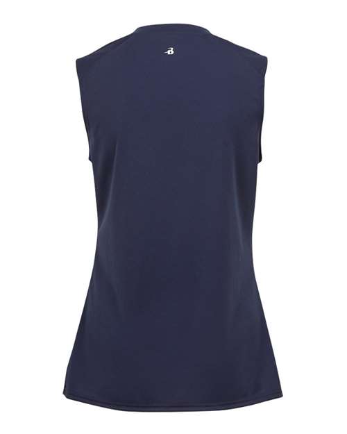 Girls' B-Core Sleeveless T-Shirt - Navy Back