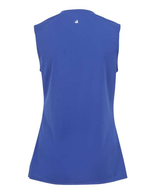Girls' B-Core Sleeveless T-Shirt - Royal Back