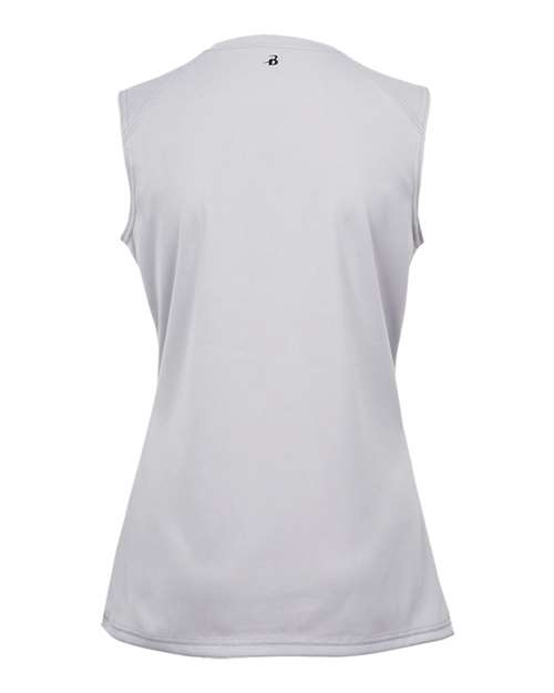 Girls' B-Core Sleeveless T-Shirt - Silver Back