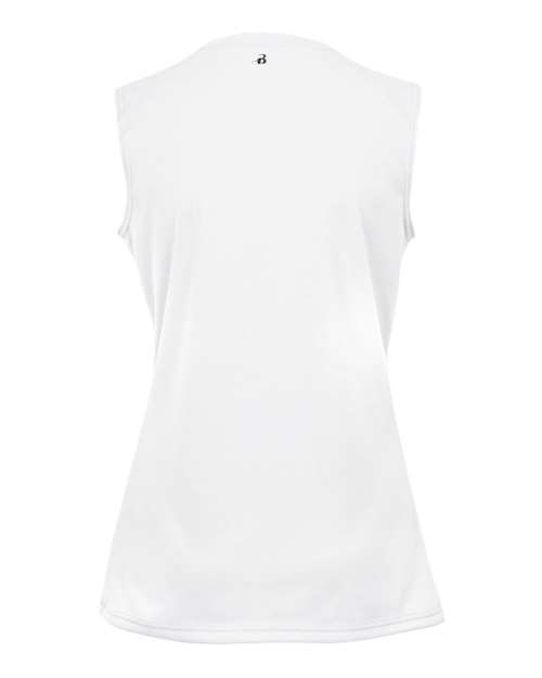 Girls' B-Core Sleeveless T-Shirt - White Back