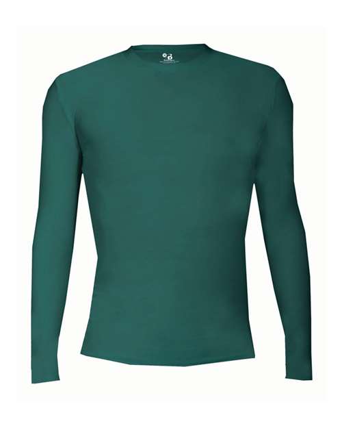 Men's Pro-Compression Long Sleeve T-Shirt - Forest Front