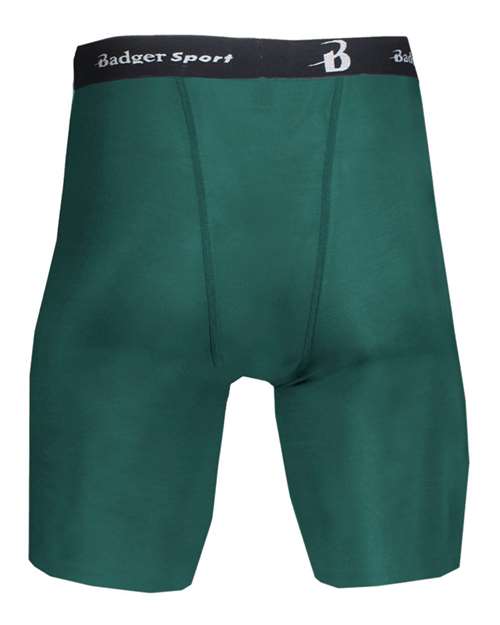 Men's Pro-Compression Shorts - Forest Back