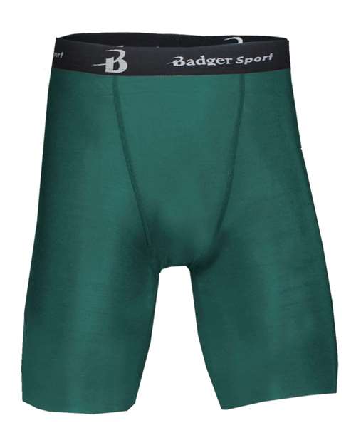 Men's Pro-Compression Shorts - Forest Front