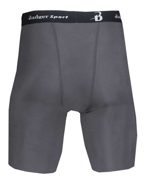 Men's Pro-Compression Shorts - Graphite Back