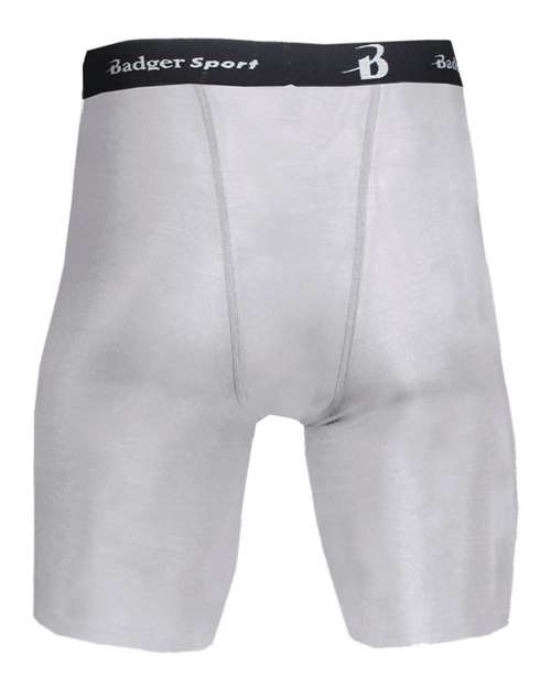 Men's Pro-Compression Shorts - Silver Back