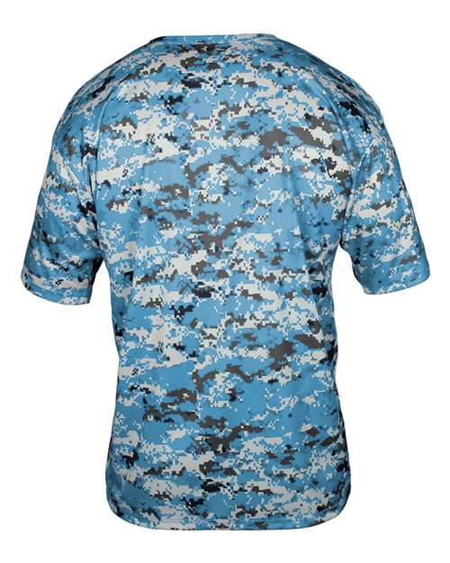 Youth Digital Camo T-Shirt - Columbia Blue Digital Back