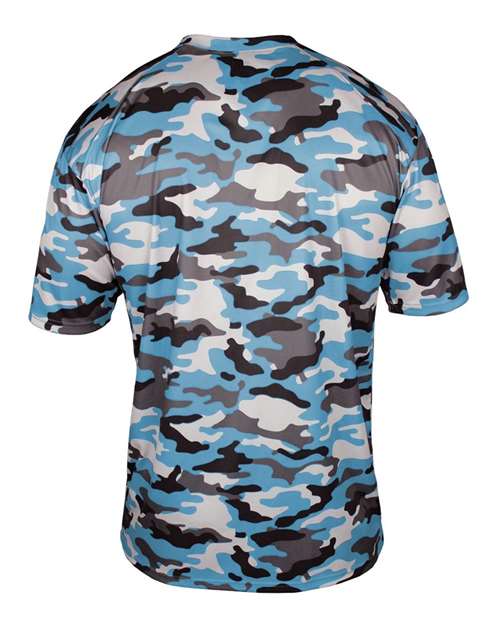 Youth Camo T-Shirt - Columbia Blue Back