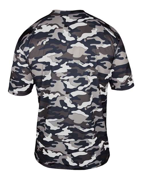 Youth Camo T-Shirt - Navy Back