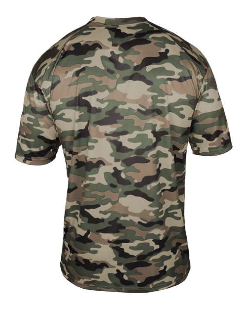 Youth Camo T-Shirt - OD Green Back
