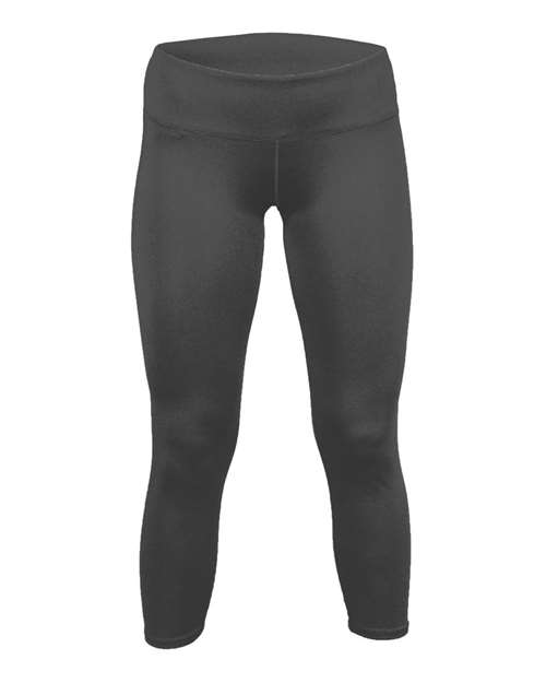 Women's Capri Leggings - Graphite Front
