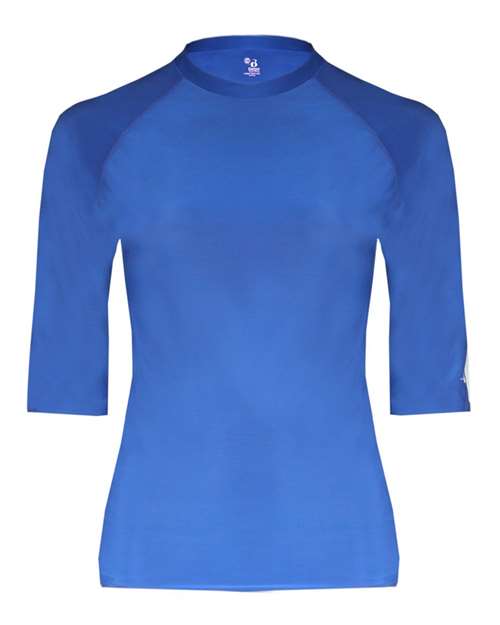 Men's Pro-Compression Half Sleeve T-Shirt - Royal Front