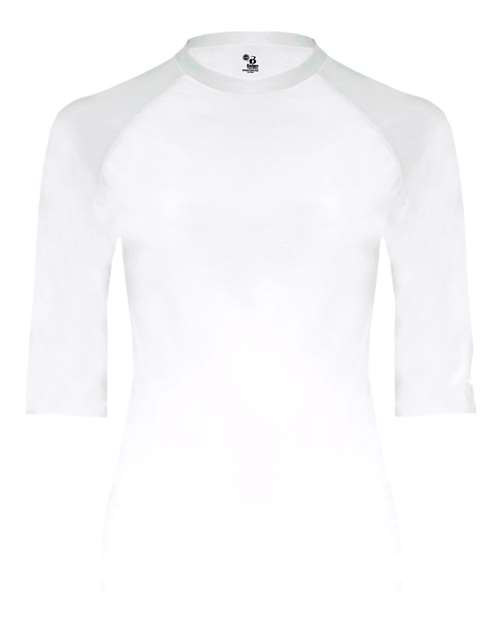 Men's Pro-Compression Half Sleeve T-Shirt - White Front