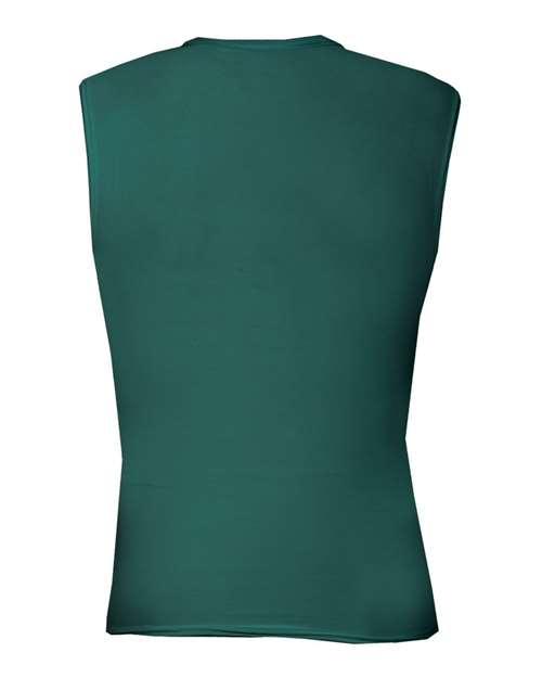 Men's Pro-Compression Sleeveless T-Shirt - Forest Back