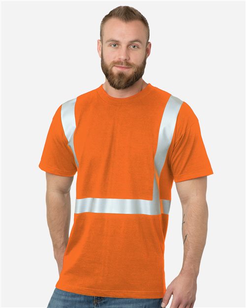 Unisex USA-Made High Visibility T-Shirt - Sand Front