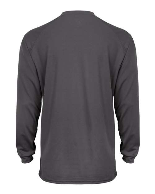 Men's B-Tech Cotton-Feel Long Sleeve T-Shirt - Graphite Back