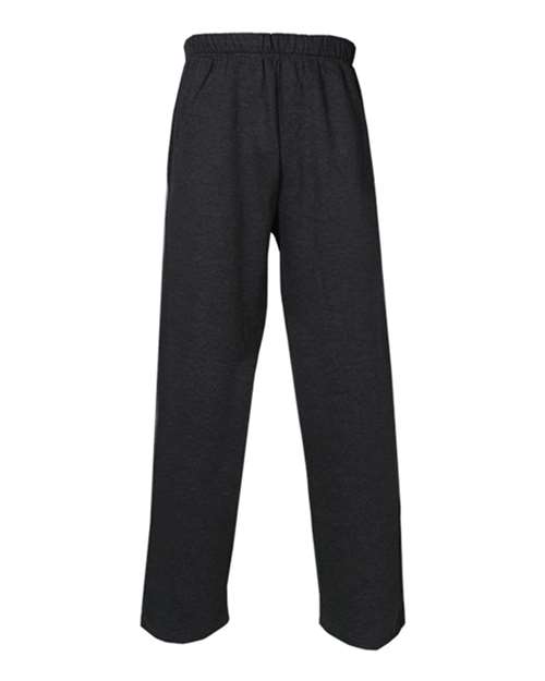 Youth Open-Bottom Sweatpants - Charcoal Front