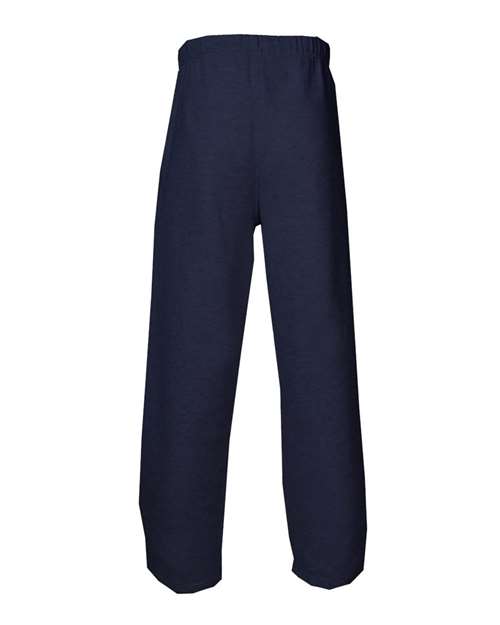 Youth Open-Bottom Sweatpants - Navy Back