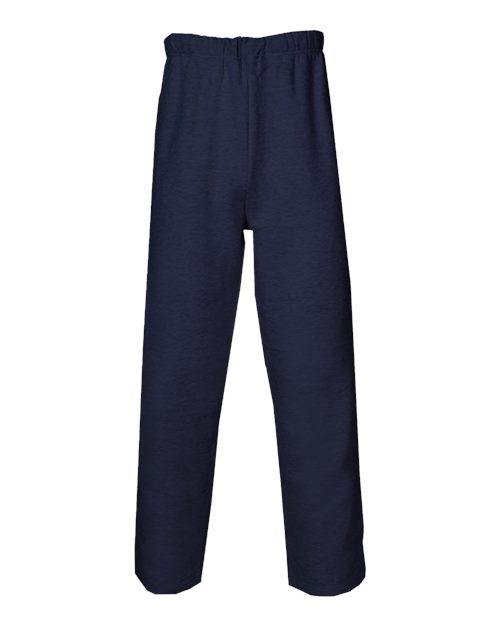 Youth Open-Bottom Sweatpants - Navy Front
