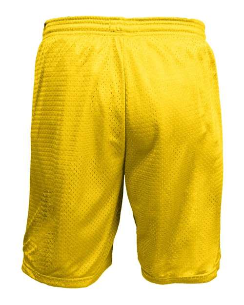 Youth Mesh Shorts - Gold Back
