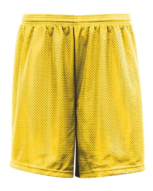 Youth Mesh Shorts - Gold Front