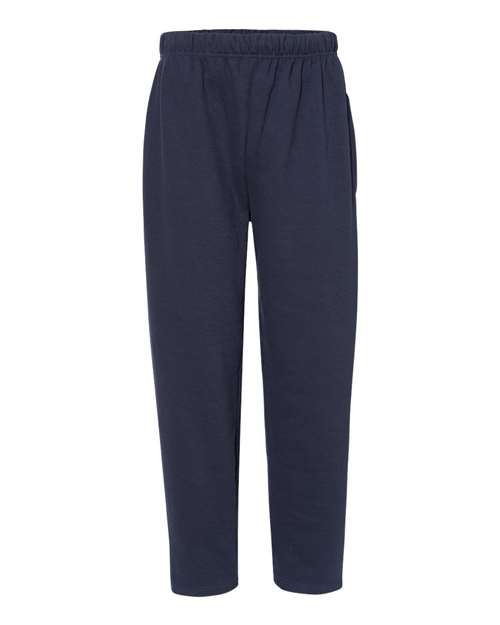 Men's Open-Bottom Sweatpants - Navy Front