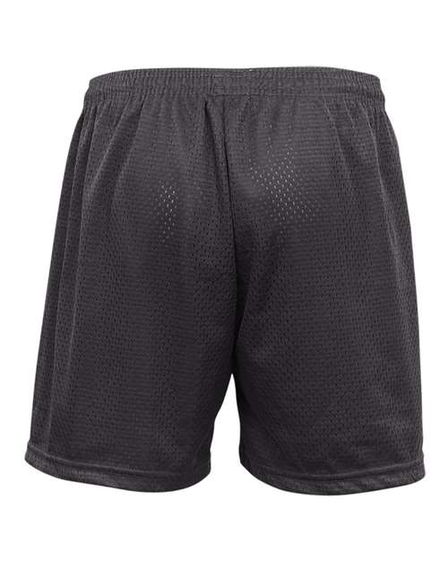 Women's Pro Mesh 5" Solid Liner Shorts - Graphite Back