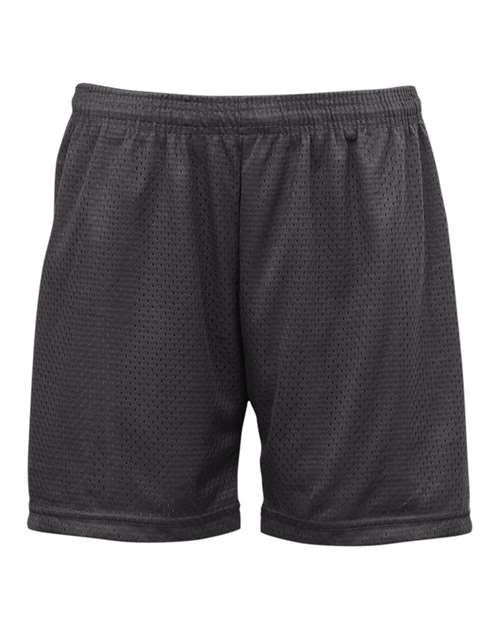 Women's Pro Mesh 5" Solid Liner Shorts - Graphite Front