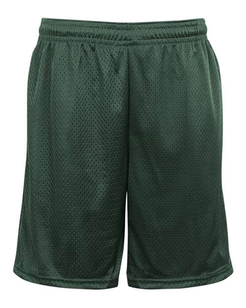 Men's Pro Mesh 9" Shorts with Pockets - Forest Front