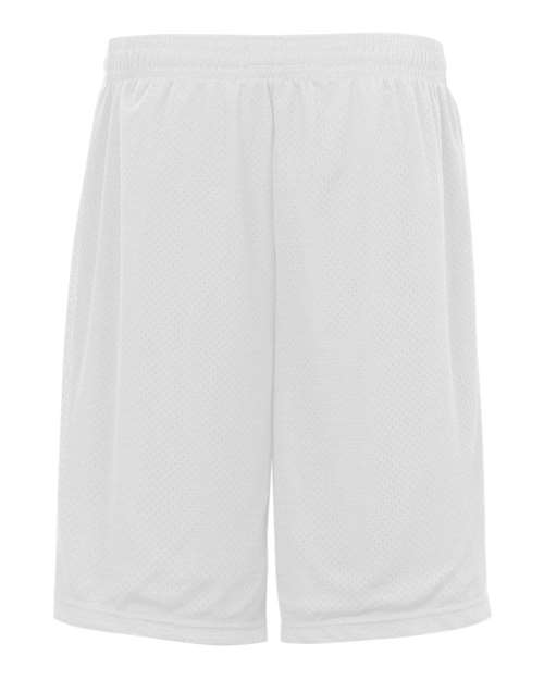 Men's Pro Mesh 9" Shorts with Pockets - White Back