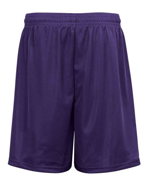 Men's Mini Mesh 9'' Inseam Shorts - Purple Back