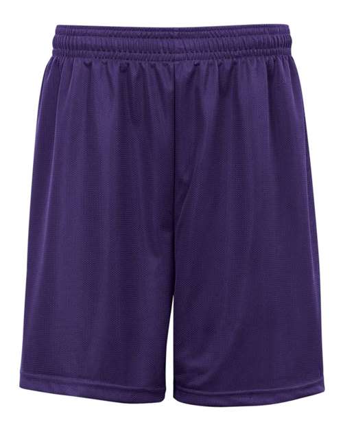 Men's Mini Mesh 9'' Inseam Shorts - Purple Front