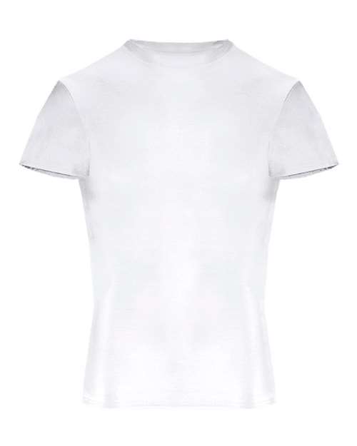Youth Pro-Compression T-Shirt - White Front