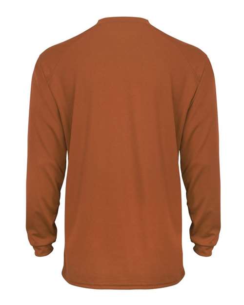 Unisex B-Core Long Sleeve T-Shirt - Texas Orange Back