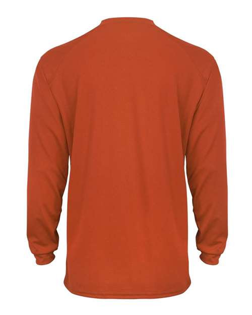 Unisex B-Core Long Sleeve T-Shirt - Burnt Orange Back