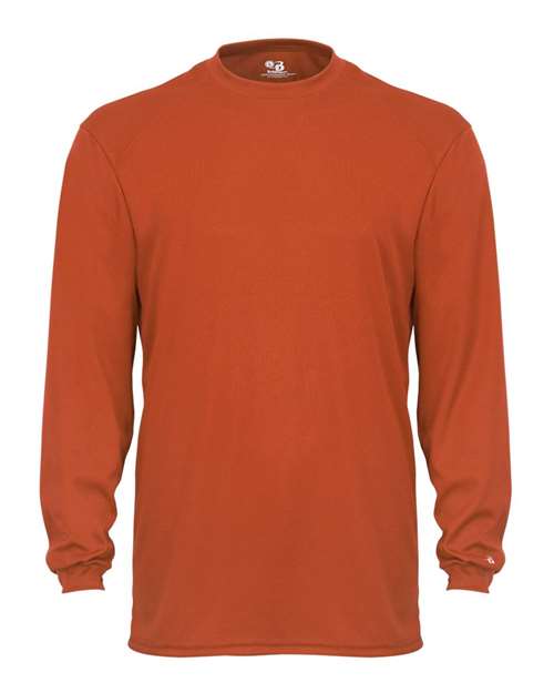 Unisex B-Core Long Sleeve T-Shirt - Burnt Orange Front