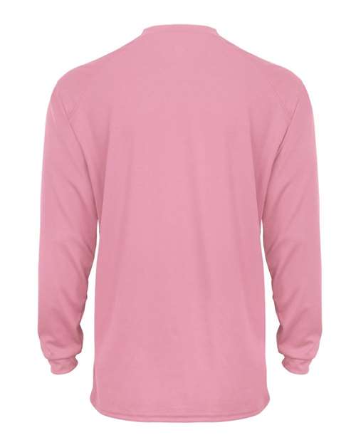 Unisex B-Core Long Sleeve T-Shirt - Pink Back