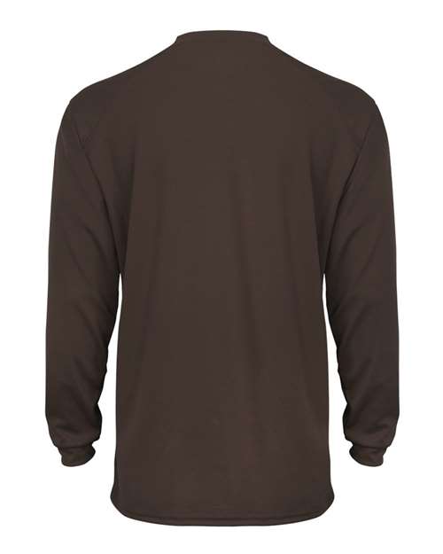 Unisex B-Core Long Sleeve T-Shirt - Brown Back