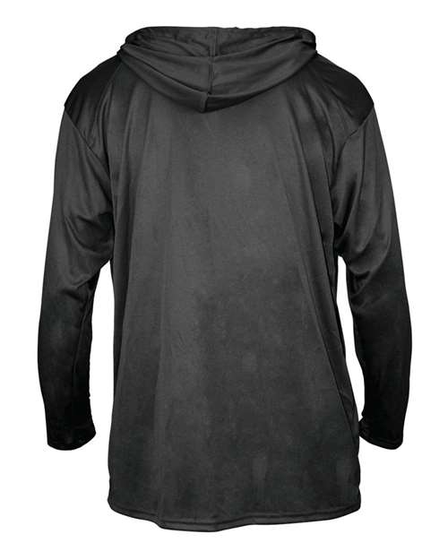 Unisex B-Core Hooded Long Sleeve T-Shirt - Black Back