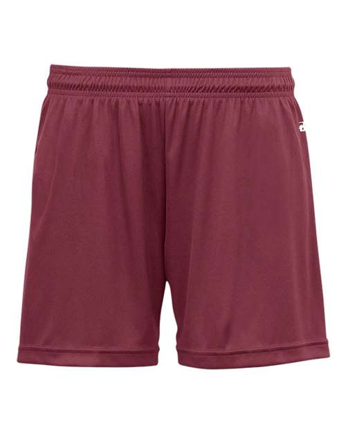 Women's B-Core 5" Inseam Shorts - Cardinal Front