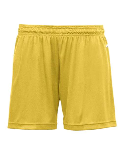 Women's B-Core 5" Inseam Shorts - Gold Front