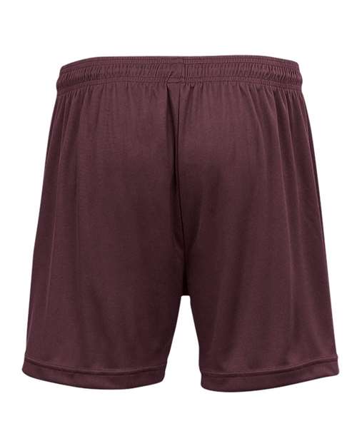 Women's B-Core 5" Inseam Shorts - Maroon Back