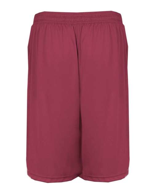Men's B-Core 10" Shorts with Pockets - Cardinal Back