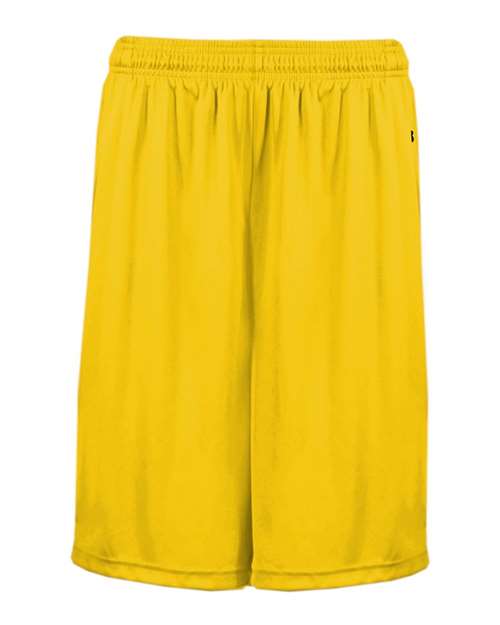 Men's B-Core 10" Shorts with Pockets - Gold Front