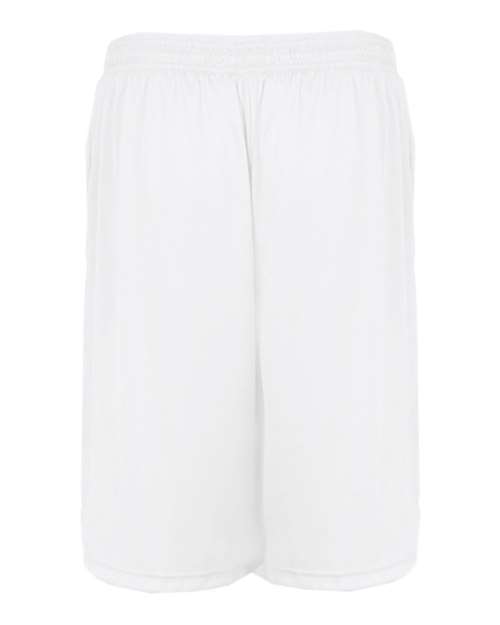 Men's B-Core 10" Shorts with Pockets - White Back
