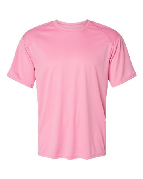 Men's B-Core Sport Shoulders T-Shirt - Pink Front