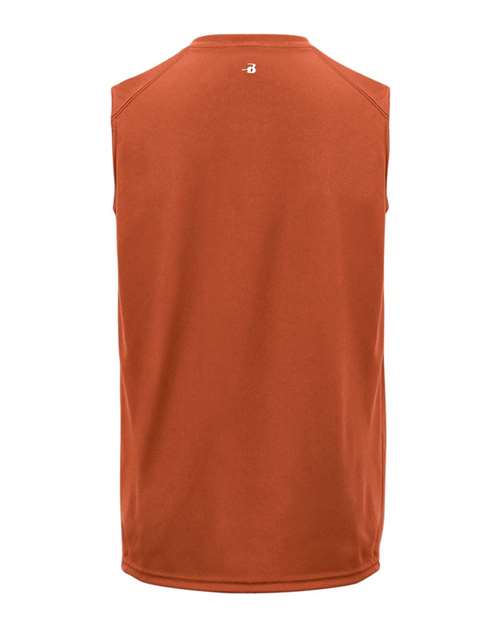Men's B-Core Sleeveless T-Shirt - Burnt Orange Back
