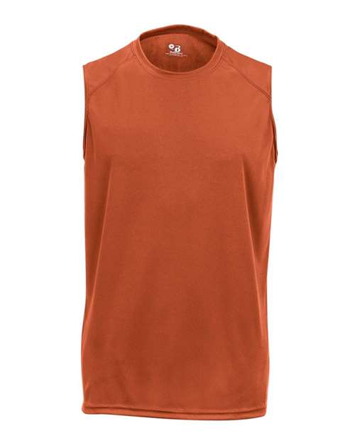 Men's B-Core Sleeveless T-Shirt - Burnt Orange Front